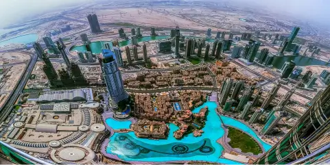 Dubai Bird View Picture
